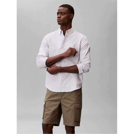 Calvin Klein Jeans Men's Cargo Shorts Dusty Olive 