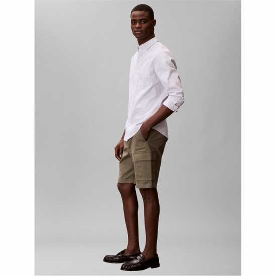 Calvin Klein Jeans Men's Cargo Shorts Dusty Olive 