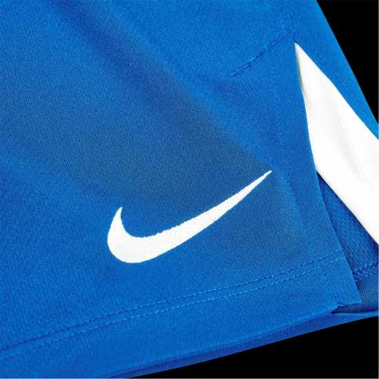Nike Unisex Kids' Performance Gym Shorts Royal/White 