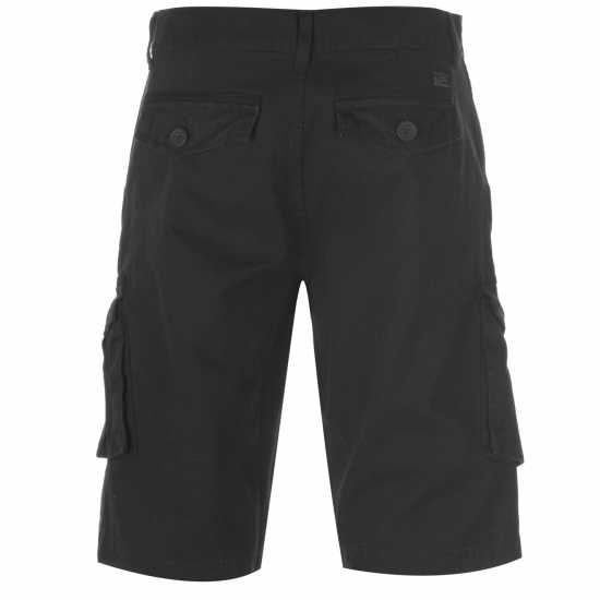 Firetrap Мъжки Шорти Btk Shorts Mens Washed Black Мъжко облекло за едри хора