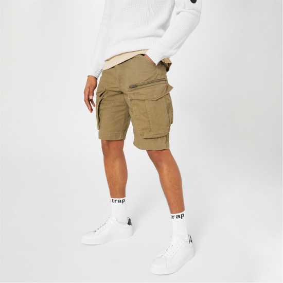 Firetrap Мъжки Шорти Btk Shorts Mens Хаки Мъжки къси панталони