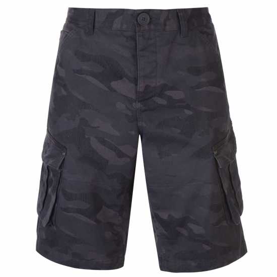 Firetrap Мъжки Шорти Btk Shorts Mens Navy Camo - Мъжко облекло за едри хора