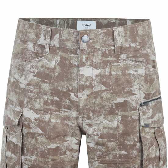 Firetrap Мъжки Шорти Btk Shorts Mens Пясъчно Камуфлаж Мъжки къси панталони