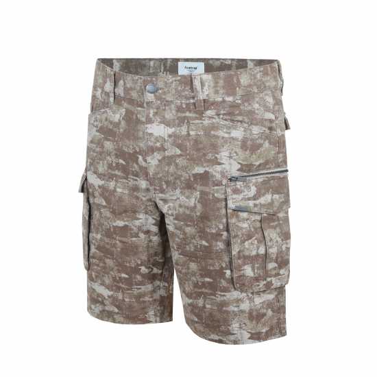 Firetrap Мъжки Шорти Btk Shorts Mens Пясъчно Камуфлаж Мъжки къси панталони