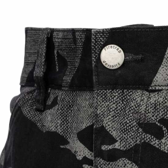 Firetrap Мъжки Шорти Btk Shorts Mens Черно камуфлаж Мъжки къси панталони