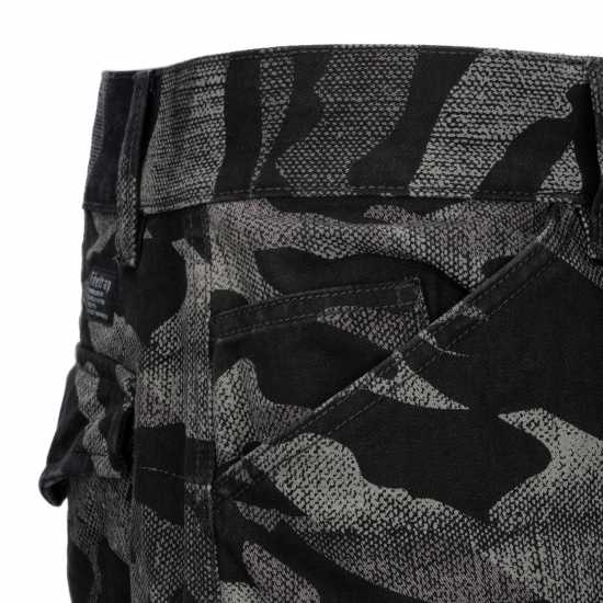 Firetrap Мъжки Шорти Btk Shorts Mens Черно камуфлаж Мъжки къси панталони