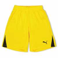 Puma (F1) Fb Team Shorts With Brief Juniors Yellow 