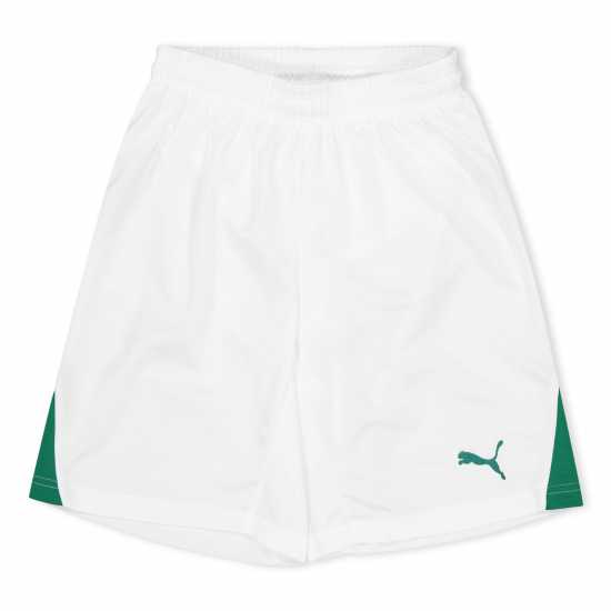 Puma (F3) Fb Team Shorts With Brief Juniors White Puma (F3) Fb Team Shorts With Brief Juniors White