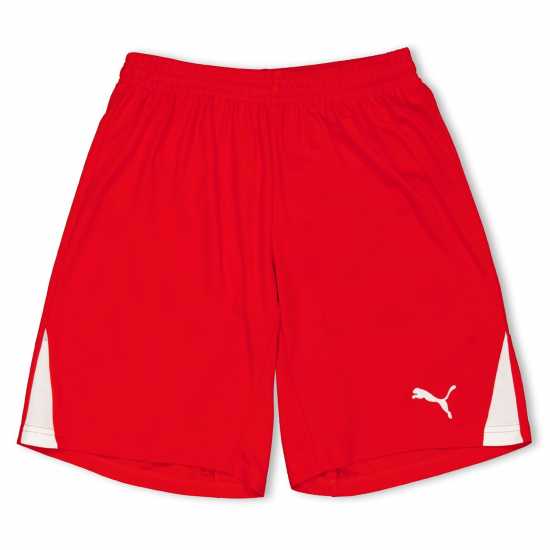 Puma (F3) Fb Team Shorts With Brief Juniors Red Puma (F3) Fb Team Shorts With Brief Juniors Red