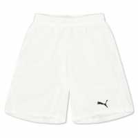 Puma (F3) Fb Team Shorts With Brief Juniors White Puma (F3) Fb Team Shorts With Brief Juniors White
