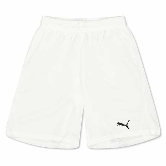 Puma (F3) Fb Team Shorts With Brief Juniors White Puma (F3) Fb Team Shorts With Brief Juniors White