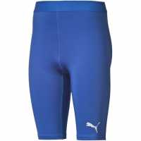 Puma (5) Tb Short Tight (Vent) Juniors Blue 