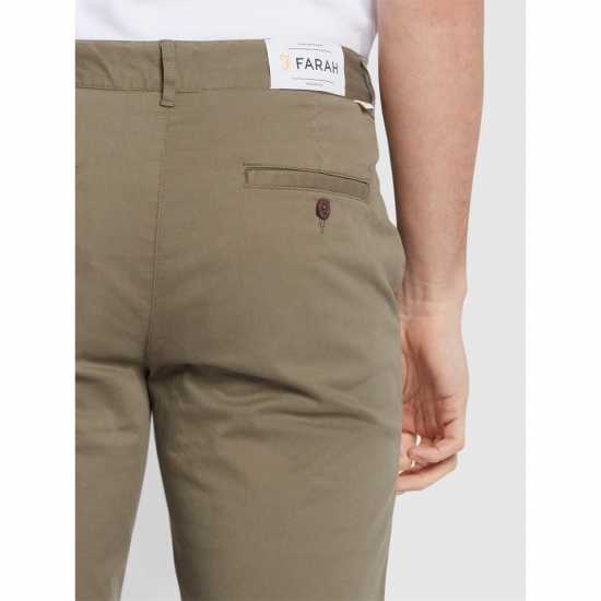 Къси Панталони Farah Hawk Chino Shorts Vintage Green Мъжки панталони чино
