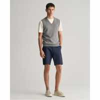 Gant Slim Fit Twill Shorts Морски 