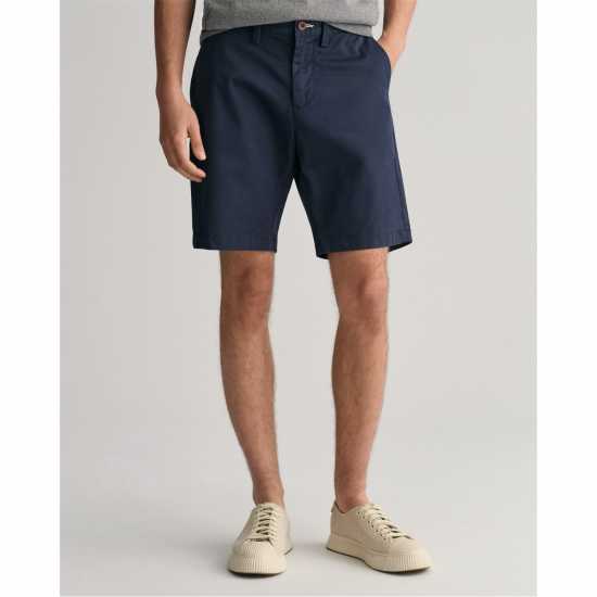 Gant Slim Fit Twill Shorts Морски 