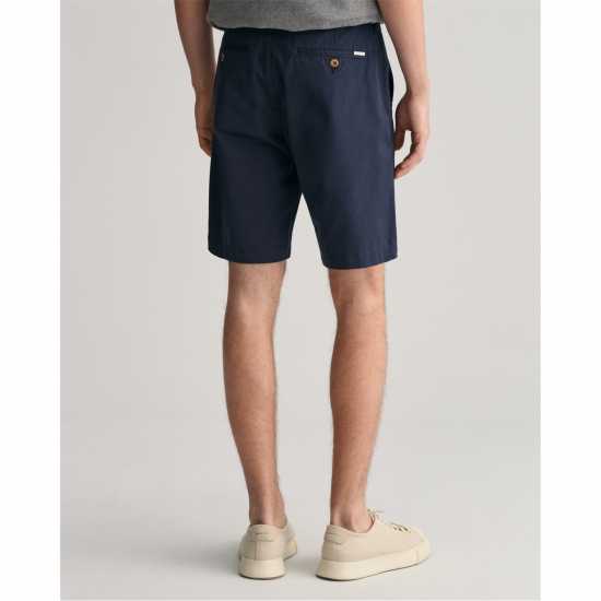 Gant Slim Fit Twill Shorts Морски 