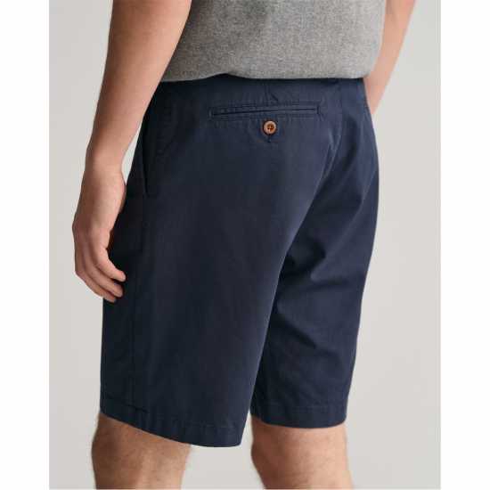 Gant Slim Fit Twill Shorts Морски 