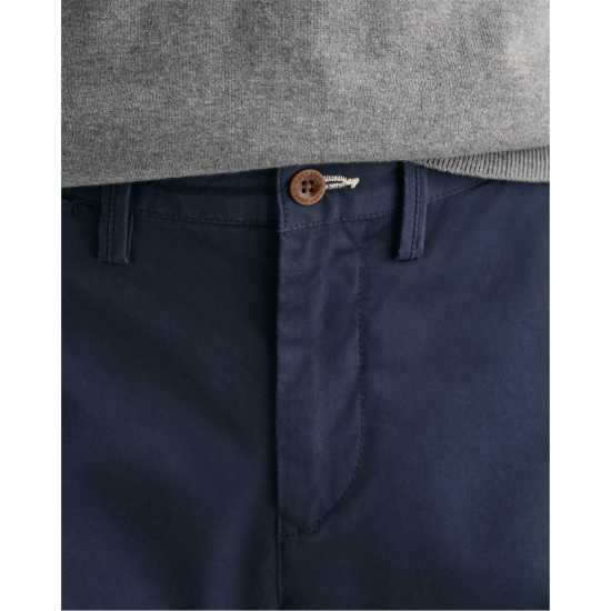 Gant Slim Fit Twill Shorts Морски 
