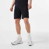 Jack Wills Jacquard Logo Shorts Black Мъжко облекло за едри хора