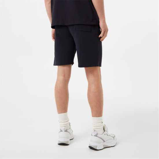 Jack Wills Jacquard Logo Shorts Black Мъжко облекло за едри хора