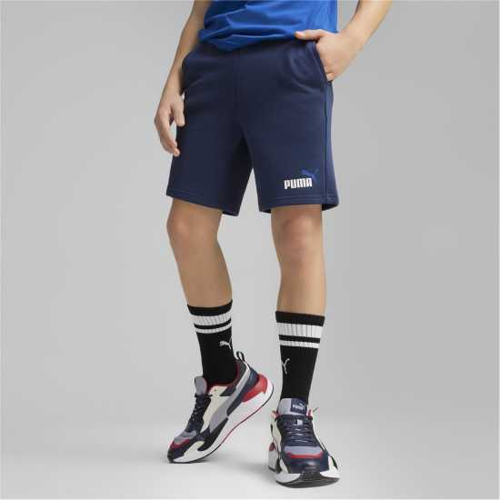 Детски къси панталони Puma Момчешки Къси Гащи Essential Sweat Shorts Junior Boys Морска синьо Puma Момчешки Къси Гащи Essential Sweat Shorts Junior Boys Морска синьо Детски къси панталони