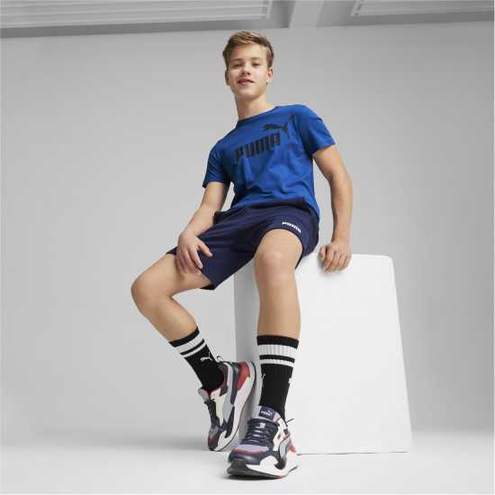 Детски къси панталони Puma Момчешки Къси Гащи Essential Sweat Shorts Junior Boys Морска синьо Puma Момчешки Къси Гащи Essential Sweat Shorts Junior Boys Морска синьо Детски къси панталони