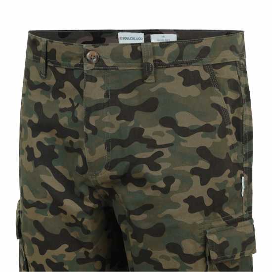 Soulcal Utility Shorts Камуфлаж Мъжки къси панталони