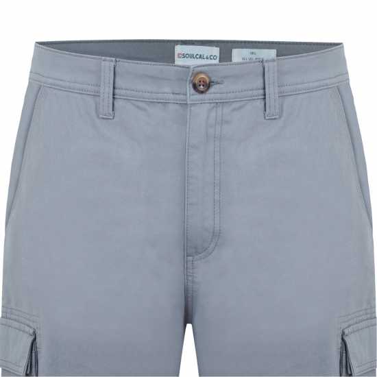 Soulcal Utility Shorts Светло сиво Мъжки къси панталони