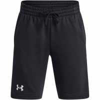 Under Armour Rival Fleece Jogger Shorts Black/White 