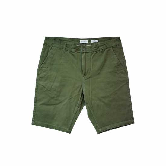Soulcal Chino Short Mens Khaki 