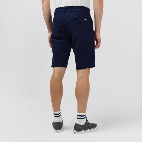 Мъжки панталони чино Soulcal Chino Short Mens Морска синьо Soulcal Chino Short Mens Морска синьо Мъжки панталони чино