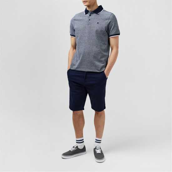 Мъжки панталони чино Soulcal Chino Short Mens Морска синьо Soulcal Chino Short Mens Морска синьо Мъжки панталони чино