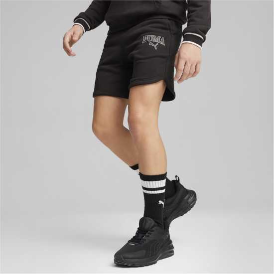 Puma Squad Shorts Tr B Черно Детски къси панталони