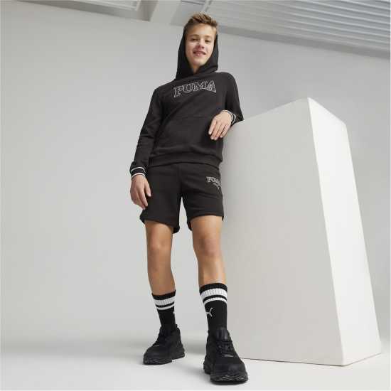 Puma Squad Shorts Tr B Черно Детски къси панталони