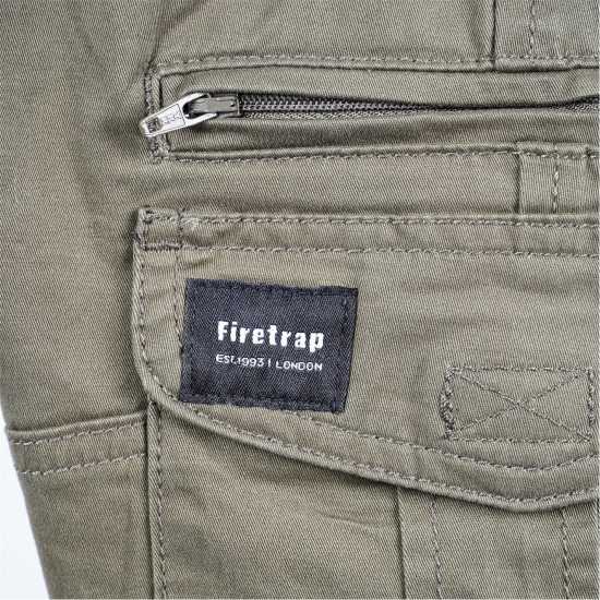 Firetrap Детски Шорти Cargo Shorts Juniors Хаки Детски къси панталони