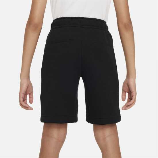 Nike Tech Fleece Big Kids' (Boys') Shorts Черно Детски къси панталони