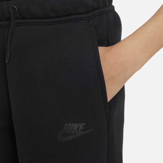 Nike Tech Fleece Big Kids' (Boys') Shorts Черно Детски къси панталони