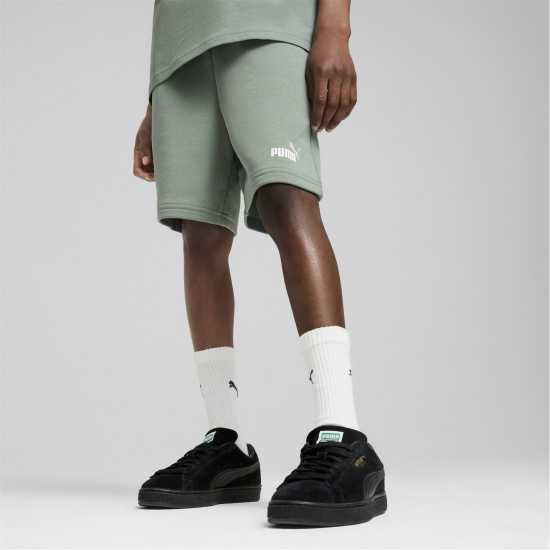Puma Момчешки Шорти Полар Essentials Logo Fleece Shorts Boys Лунно зелено Детски къси панталони