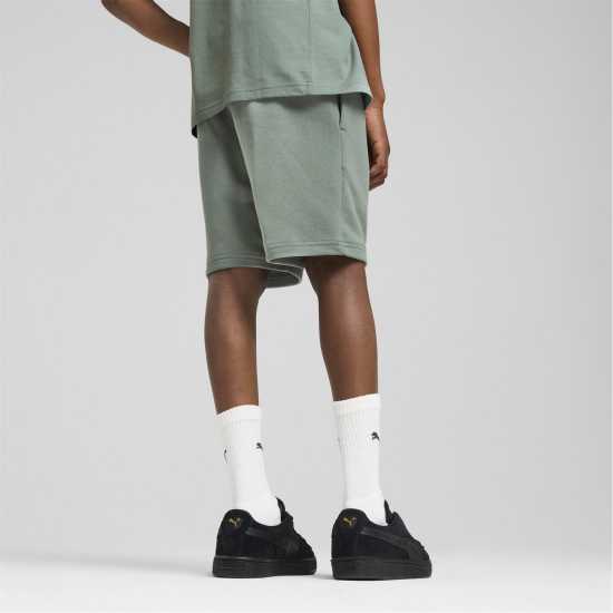 Puma Момчешки Шорти Полар Essentials Logo Fleece Shorts Boys Лунно зелено Детски къси панталони