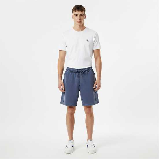 Jack Wills Men's Fleece Cargo Jogger Shorts  