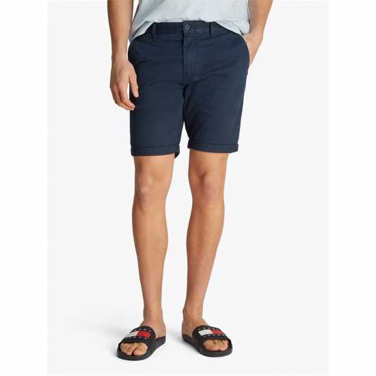 Къси Панталони Tommy Jeans Men's Chino Shorts Тъмна Нощна Морска Къси Панталони Tommy Jeans Men's Chino Shorts Тъмна Нощна Морска