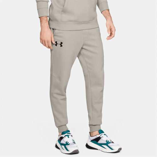 Under Armour Мъжки Анцуг Rival Fleece Tracksuit Bottoms Mens Sand Мъжки меки спортни долнища
