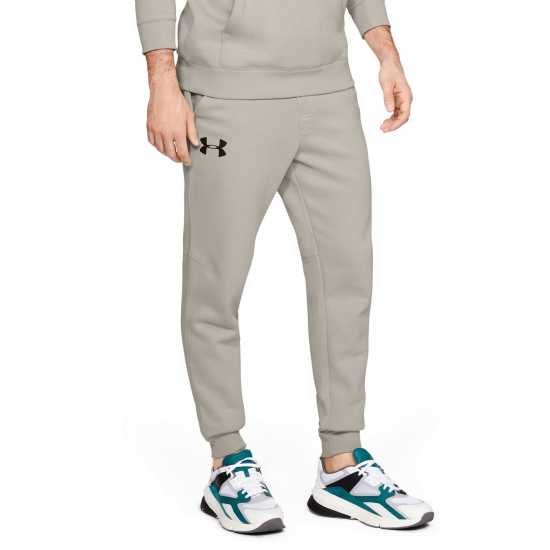 Under Armour Мъжки Анцуг Rival Fleece Tracksuit Bottoms Mens Sand Мъжки меки спортни долнища