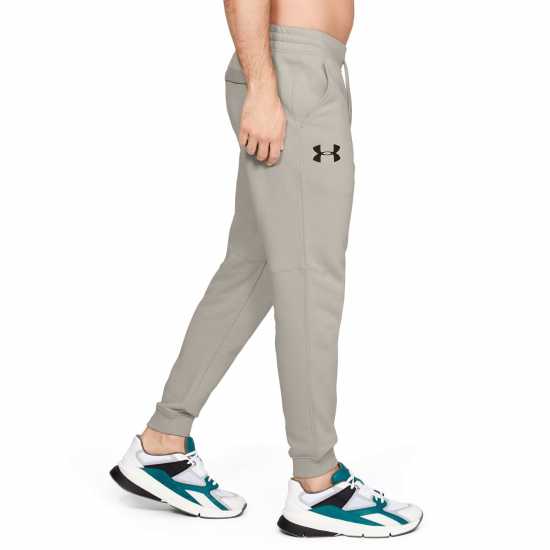 Under Armour Мъжки Анцуг Rival Fleece Tracksuit Bottoms Mens Sand Мъжки меки спортни долнища