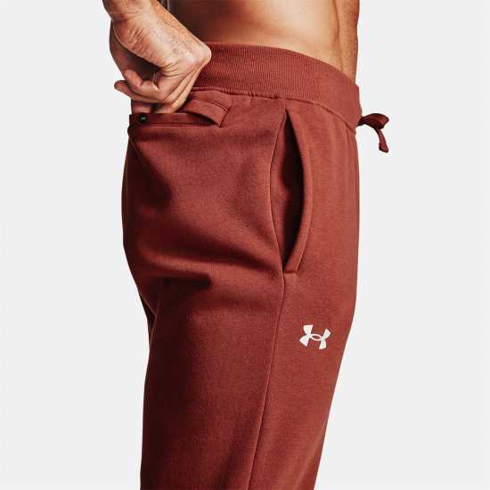 Under Armour Мъжки Анцуг Armour Rival Tracksuit Bottoms Mens Cinna Red Мъжки меки спортни долнища