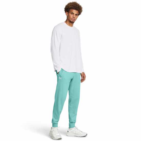 Under Armour Мъжки Анцуг Rival Tracksuit Bottoms Mens Рдиал Тръсе / Бял Мъжки меки спортни долнища