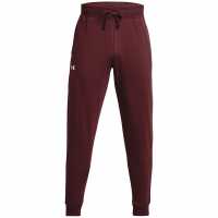 Under Armour Мъжки Анцуг Armour Rival Tracksuit Bottoms Mens Maroon Мъжки меки спортни долнища
