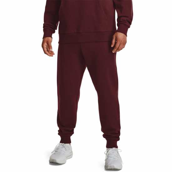 Under Armour Мъжки Анцуг Armour Rival Tracksuit Bottoms Mens Maroon Мъжки меки спортни долнища