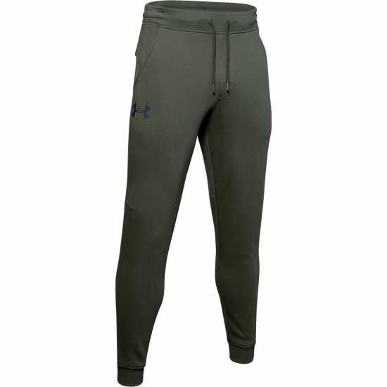 Under Armour Мъжки Анцуг Rival Fleece Tracksuit Bottoms Mens Bar Green Мъжки меки спортни долнища
