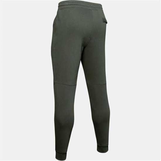 Under Armour Мъжки Анцуг Rival Fleece Tracksuit Bottoms Mens Bar Green Мъжки меки спортни долнища